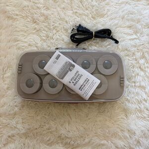 conair infinitipro hot rollers, 8 pack with clips